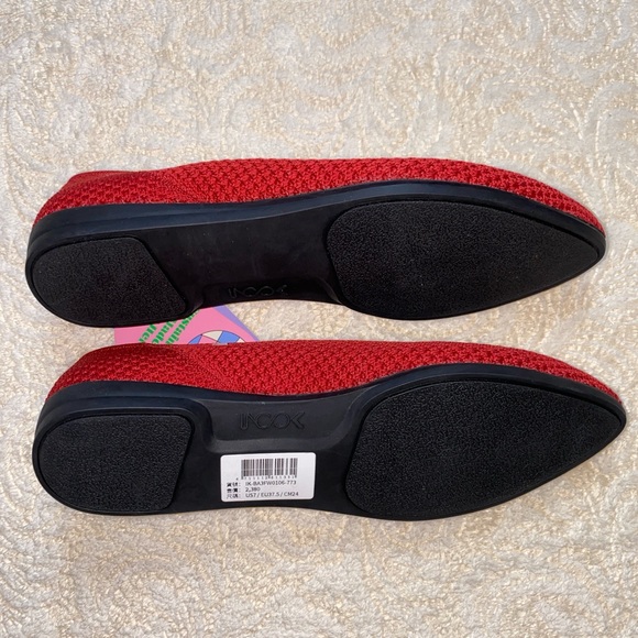 iknooknit little miss sunshine flats in French Red - Picture 2 of 3